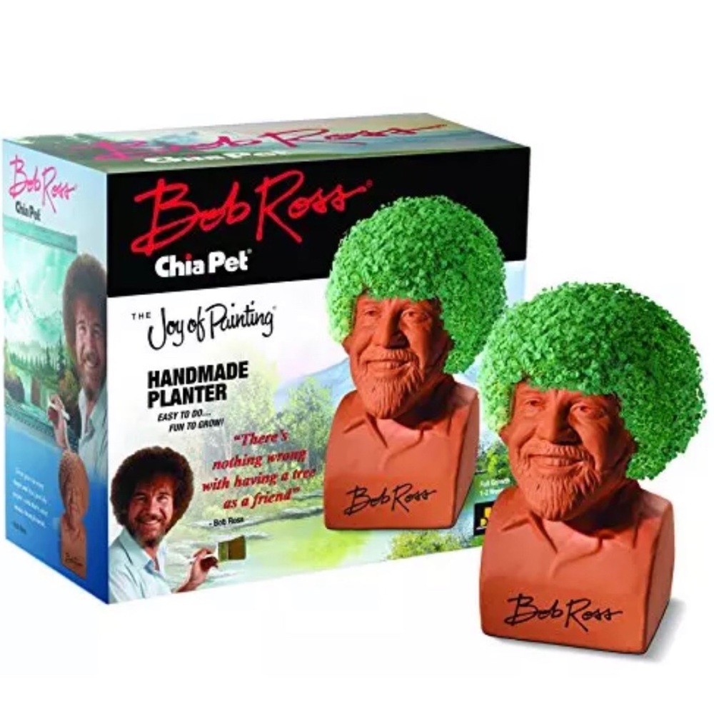 Bob Ross Chia Pet!